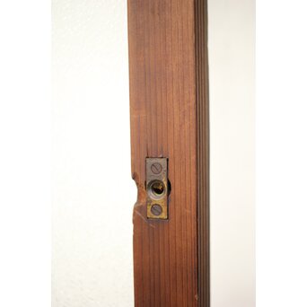 黄色と紫色ガラスの建具 2枚1組　GD1271Y 