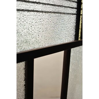 黄色と紫色ガラスの建具 2枚1組　GD1271Y 