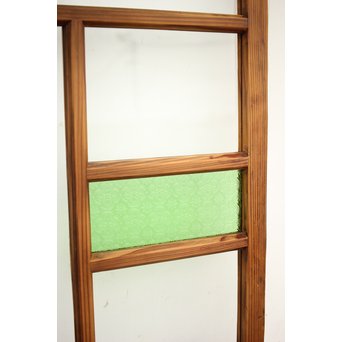 緑色ガラスのドア　GD1272 