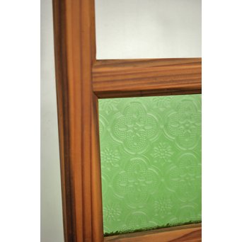 緑色ガラスのドア　GD1272 