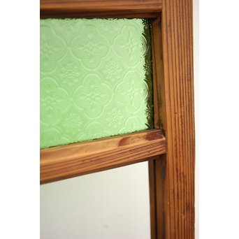 緑色ガラスのドア　GD1272 