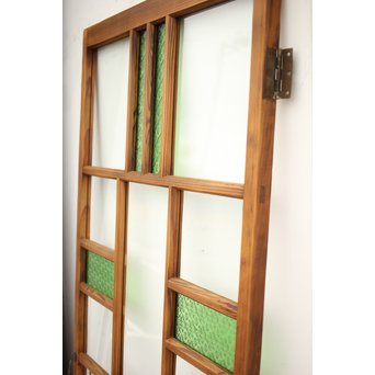 緑色ガラスのドア　GD1272 
