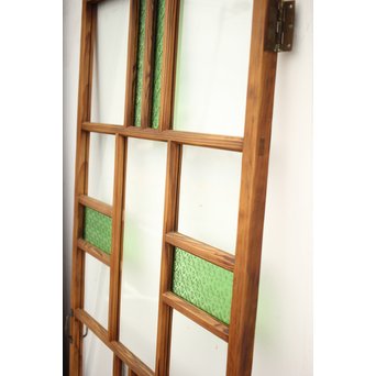 緑色ガラスのドア　GD1272 