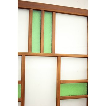 緑色ガラスのドア　GD1272 