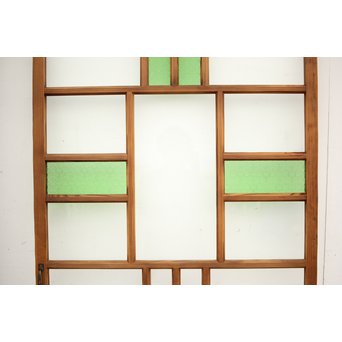 緑色ガラスのドア　GD1272 