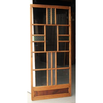 緑色ガラスのドア　GD1272 