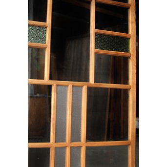 緑色ガラスのドア　GD1272 