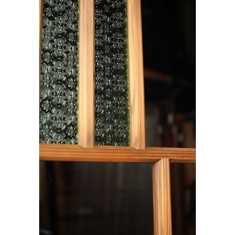 緑色ガラスのドア　GD1272 