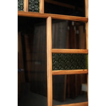 緑色ガラスのドア　GD1272 