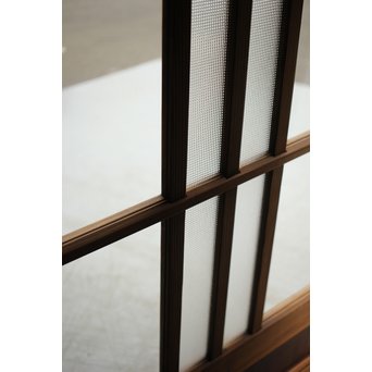 緑色ガラスのドア　GD1272 