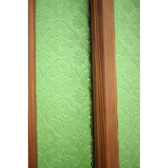 緑色ガラスのドア　GD1272 