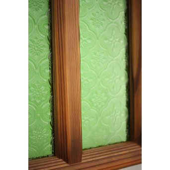 緑色ガラスのドア　GD1272 