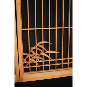 漁村図 書院 4枚1組　R2545 