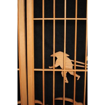 漁村図 書院 4枚1組　R2545 