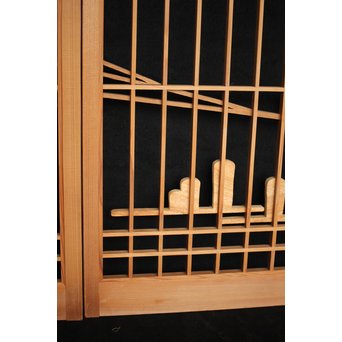 漁村図 書院 4枚1組　R2545 