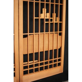 漁村図 書院 4枚1組　R2545 