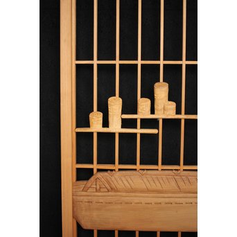 漁村図 書院 4枚1組　R2545 