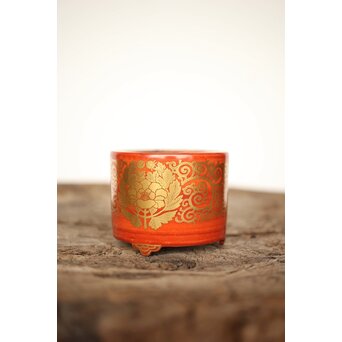 中村秋塘 金襴手香炉　P179 