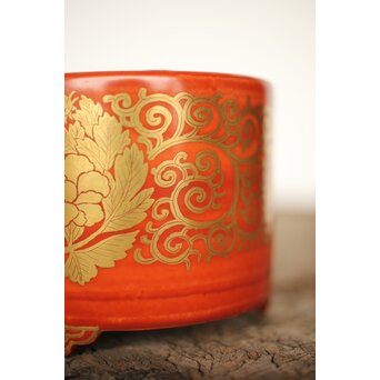 中村秋塘 金襴手香炉　P179 