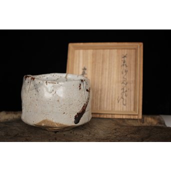 倣 荒川豊蔵 絵志野茶碗　P180 