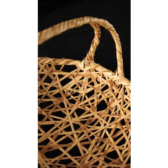 五世 早川尚古斎 班々竹氷裂編 盛物籠　U200 