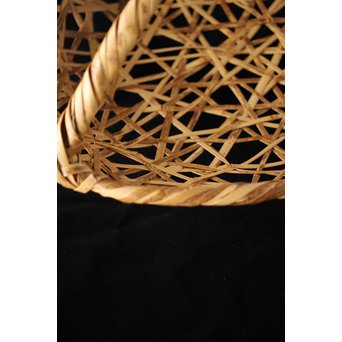 五世 早川尚古斎 班々竹氷裂編 盛物籠　U200 