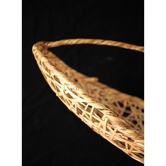 五世 早川尚古斎 班々竹氷裂編 盛物籠　U200 