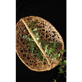 五世 早川尚古斎 班々竹氷裂編 盛物籠　U200