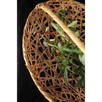 五世 早川尚古斎 班々竹氷裂編 盛物籠　U200 