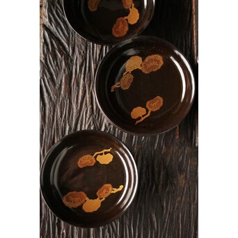 霊芝デザイン 茶具一式　U201 