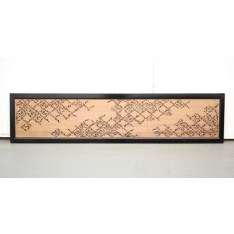 燕の七宝繋風透かし欄間　R2549