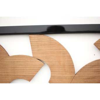 扇子の透かし欄間 2枚1組　R2550Y 