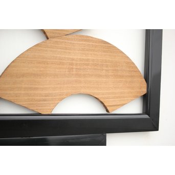 扇子の透かし欄間 2枚1組　R2550Y 