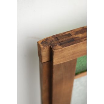 緑色ガラス玄関ガラス戸 2枚1組　GD1277Y 