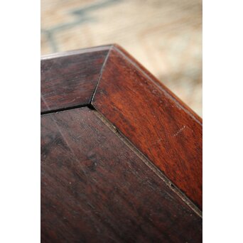 紫檀風上紅木 六角花台　X209 