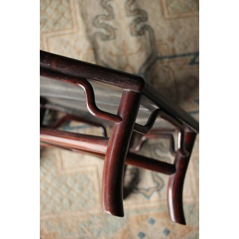 紫檀風上紅木 六角花台　X209 