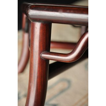 紫檀風上紅木 六角花台　X209 