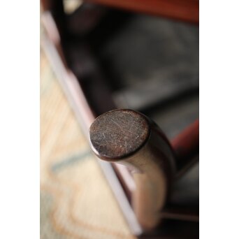 紫檀風上紅木 六角花台　X209 