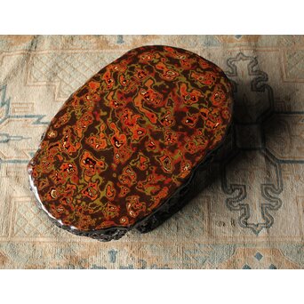 漆塊 堆漆特大床卓　Q093 