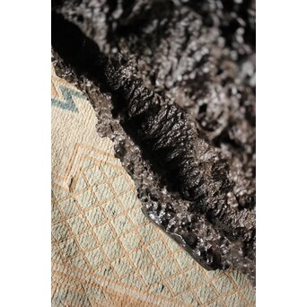 漆塊 堆漆特大床卓　Q093 