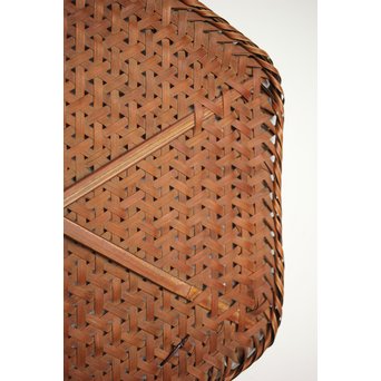 原自作 竹編色紙掛　U203 