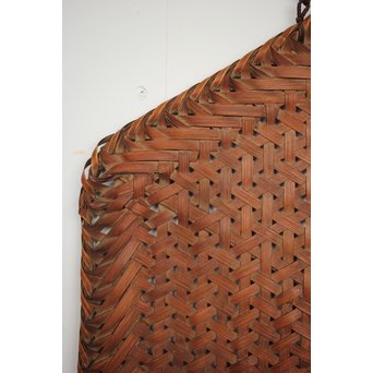 原自作 竹編色紙掛　U203 