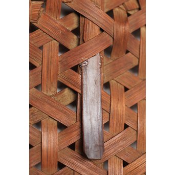 原自作 竹編色紙掛　U203 