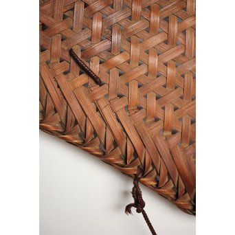 原自作 竹編色紙掛　U203 