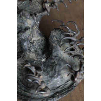 古銅 水晶台　M194 