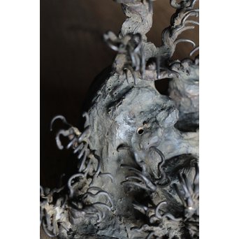 古銅 水晶台　M194 