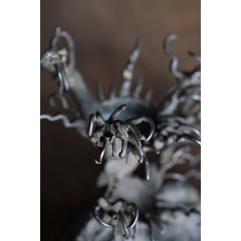 古銅 水晶台　M194 