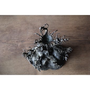 古銅 水晶台　M194 