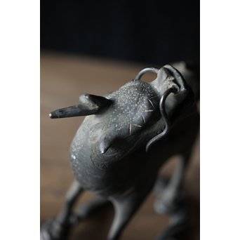 古銅 麒麟香炉　M195 