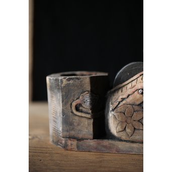 李朝 朝鮮墨壺　X210 